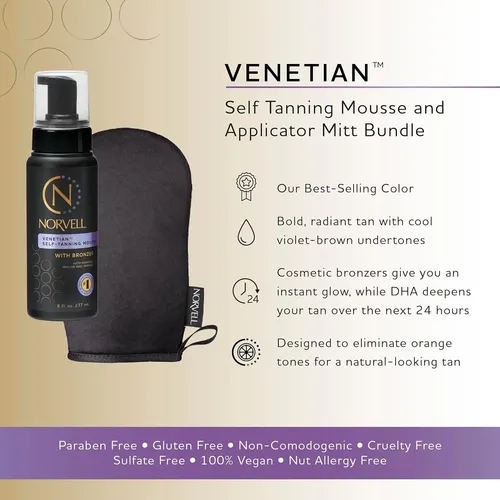 Norvell Sunless Self Tanning Bundle – Autobronceador Vene…