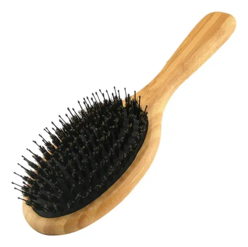 Desenredo Antiestático De Madera Con Cerdas De Jabalí -fs, 2