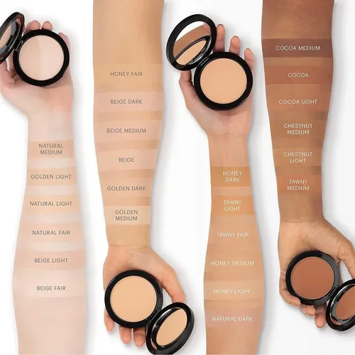 Polvo Compacto Glo Skin Beauty Tono Medio Dorado