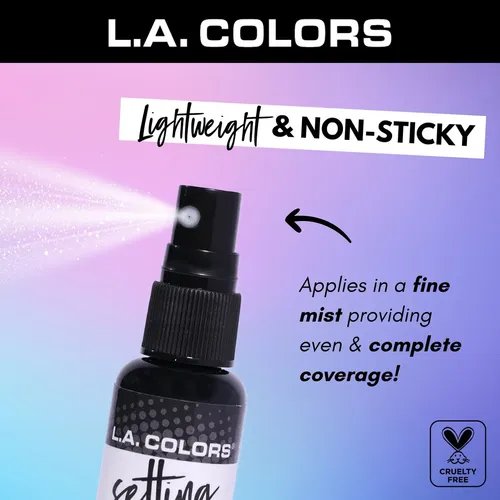 Spray Fijador L.a. Colors Ligero No Pegajoso 30ml Vegano
