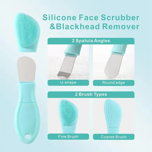 Removedor De Puntos Negros Y Exfoliador Facial Yeadmal Cian