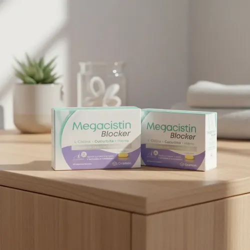 Combo X2 Megacistin Blocker Anticaida X 30 Comprimidos