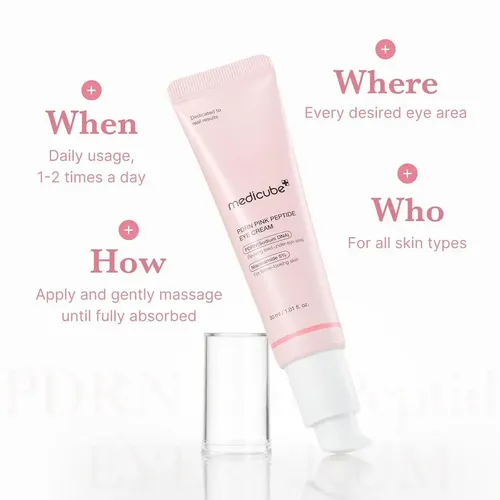 Medicube Pdrn Pink Peptide Eye Cream Contorno De Ojos