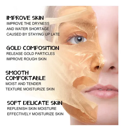 Mascarilla De Oro Con Retinol Que Limpia Profundamente Los