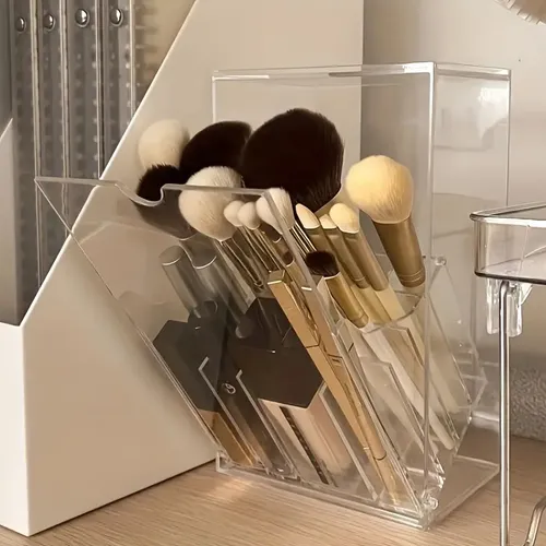 *v Organizador De Maquillaje Acrílico, Caja De
