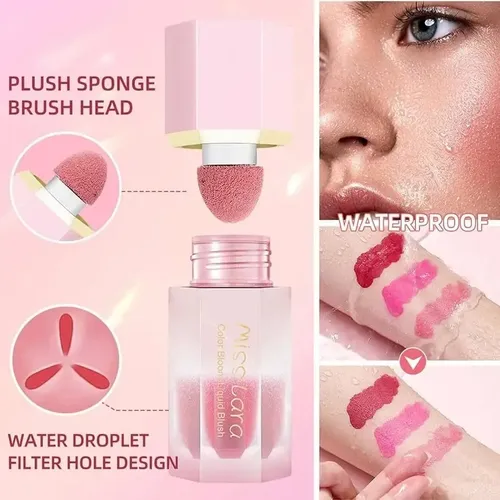 Rubor Líquido Con Esponja Aplicadora – Miss Lara Tono Del Maquillaje 06