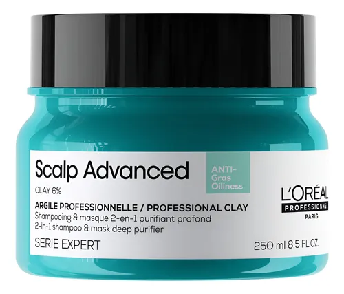 Loreal Shampoo Scalp Advanced Arcilla 2en1 Sham/masc 250ml