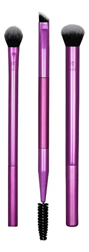 Set de Brochas de Maquillaje Real Techniques, 3 Piezas Violeta