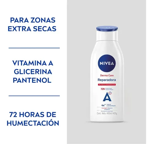 Crema corporal NIVEA Derma Care Reparadora 400 ml