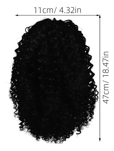 Extensión De Cabello Rizado Para Coleta De Mujer