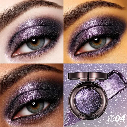 Paleta De Sombra Holográfica Duochrome 04 Purple Smoke
