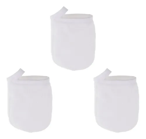 6pcs Paño Suave Del Removedor Del Maquillaje Guantes De La