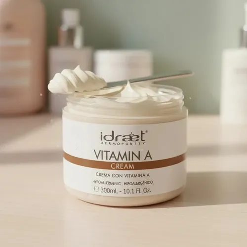 Idraet Vitamin A cream Crema con Vitamina A Hipoalergenico 300ml