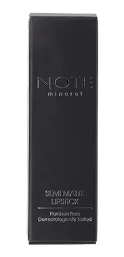 Labial Mate Note Mineral Semi Matte Lipstick Vegano X4.5g
