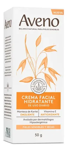 Crema Aveno Facial Para Pieles Secas Y Sensibles 50 Gr