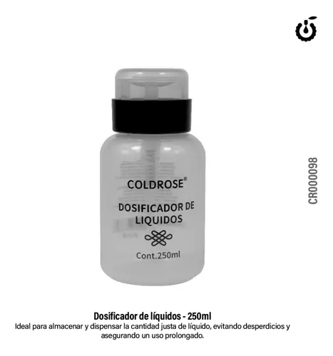 Dosificador De Liquidos De 250ml  A Presion Para Manicurista