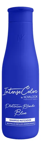 Shampoo Matizador Azul Platinium Blonde Novalook 375ml