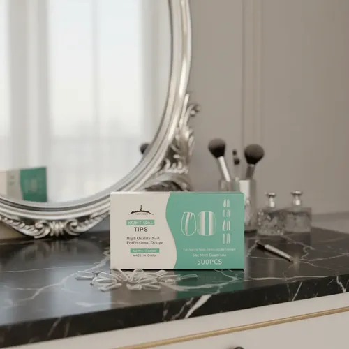 Tips Para Soft Gel Y Press On Mini Paris Night X500 Original