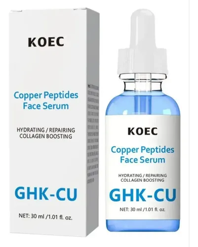 Serum Ghk Cu Koec Peptidos De Cobre 30ml Acido Hialuronico