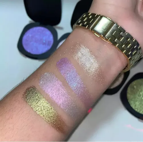 Iluminador Obsidian Ruby Rose Mystic Glam Tono del maquillaje Esmeralda