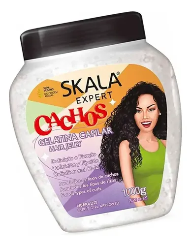 Gel Para Rulos Skala Antifrizz Fijador Gelatina Cachos 1kg