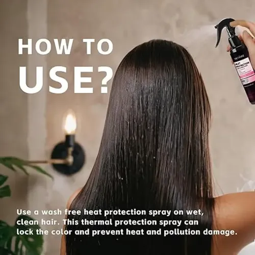 +spray Lanthome Protector Térmico Sin Enjuague Para Cabello/
