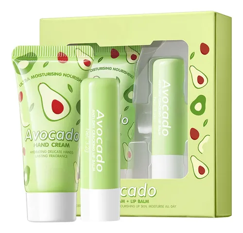 Crema Nutritiva Para Manos Y Bálsamo Labial Avocados Para Ot