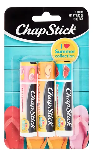 Chapstick I Love Summer Collection Lemonade Rosa, Duraznos Y