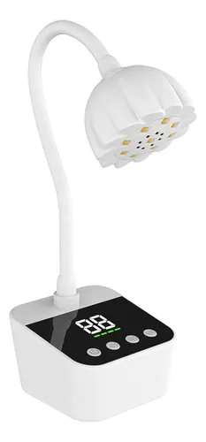 Cabina Lámpara Uñas Tipo Flor 6w Led Uv Soft Gel