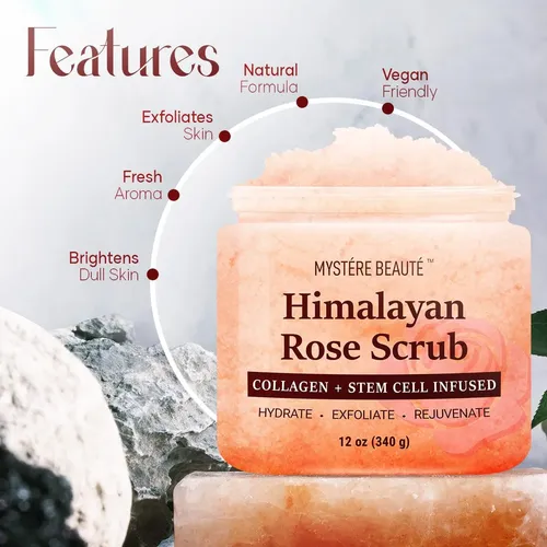 Exfoliante Corporal Mystére Beauté Sal Himalaya 2x355ml