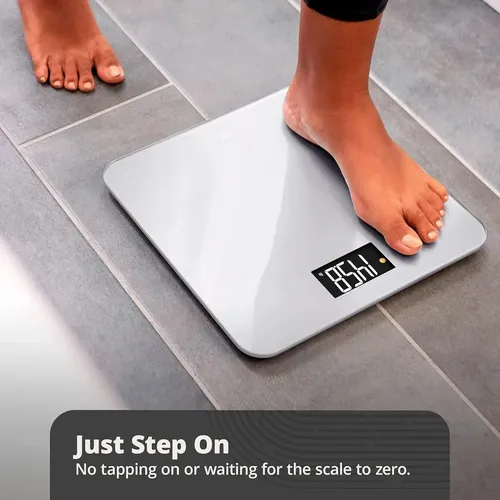 Báscula Digital Greater Goods Accucheck Gris Perla, Hasta 180 Kg