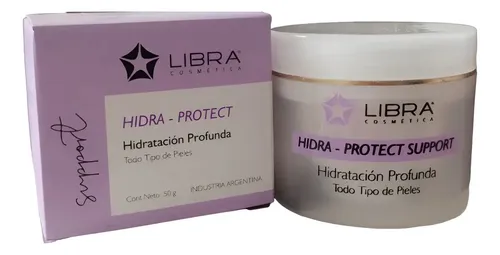 4 Crema Facial Hidra Protect 50gr. Libra Cosmetica Todo Tipo De Piel Día/noche