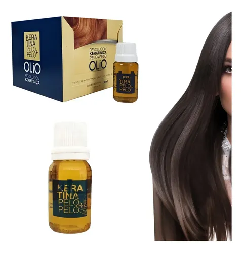 Ampolla Olio Keratina Frizz Nutrición Reparación 18 Ml
