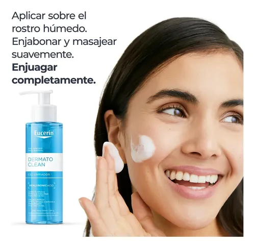 Eucerin Dermatoclean Gel Limpiador Facial X200 Ml