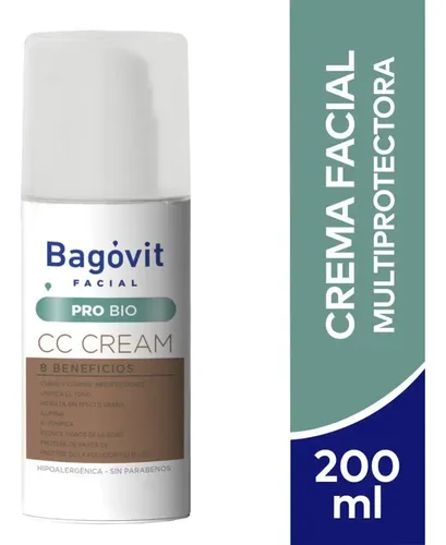 Cc Cream Facial Bagóvit Pro Bio 50 Gr