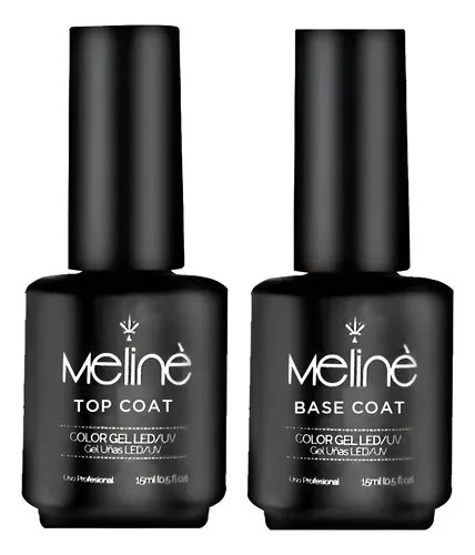 Meliné Base + Top Coat Esmalte Semipermanente Gel On Off