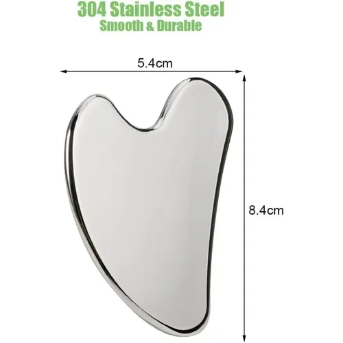 Gua Sha Para El Masaje Facial, Rascador Gua Sha De Acero
