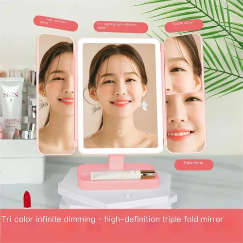 Espejo De Maquillaje Con Luz Led[u]