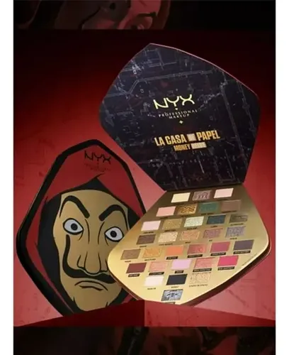 La Casa De Papel Paleta De Sombras Nyx