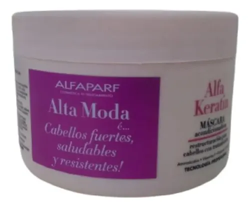 Alta Moda Alfakeratin Máscara Acondicionadora 300g