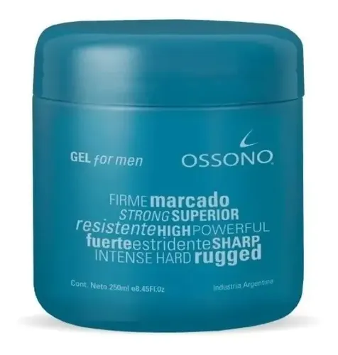 Gel Hombre High Powerfull X 250ml Ossono Barberia