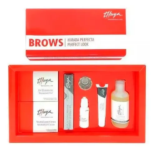 Kit Mirada Perfecta Thuya Brows Alisado Y Tinte De Cejas