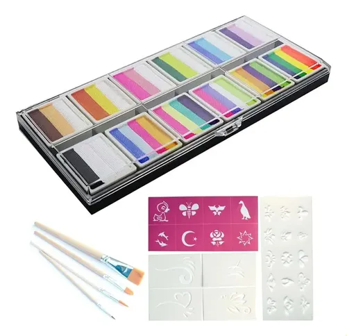Kit De Pintura Para Niños, Paleta De Pintura Soluble
