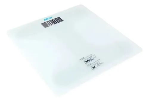 Balanza Digital Display Lcd Uso Personal Sica 915120 Blanco
