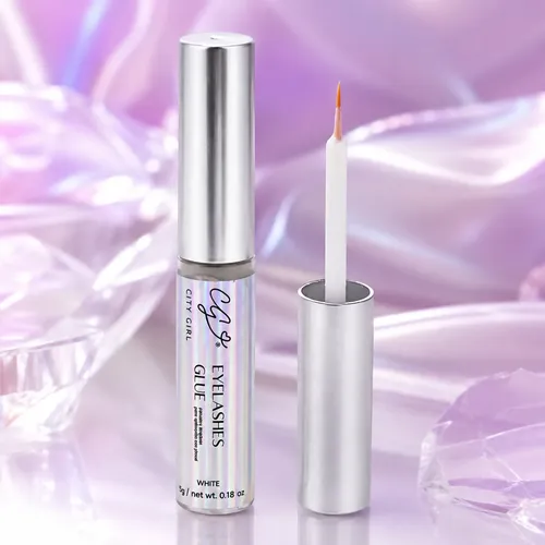 Pegamento Pestañas Postizas Gel Blanco Seca Transparente