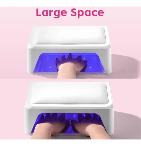 Lámpara De Uñas Uv/led Missshine 72w Con 66 Perlas Y