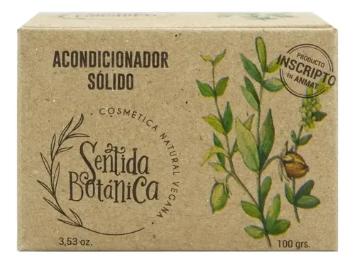 Sentida Botánica Acondicionador Solido Natural Vegano