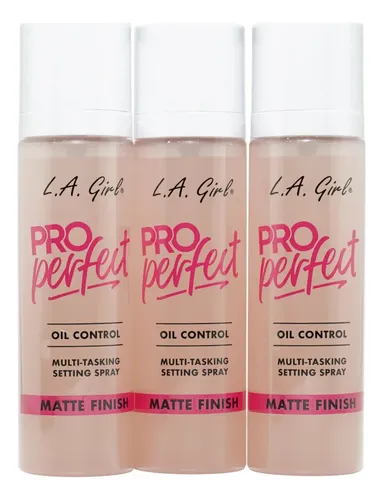 Spray Fijador L.a. Girl Pro Perfect Matte 3 Unidades 105ml