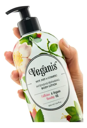 Veganis Leche Reparadora Intensiva Rosa Mosqueta x 500 ML