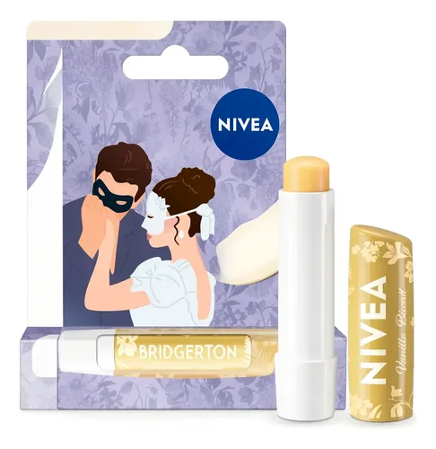 Balsamo Labial Nivea Bridgerton Vainilla Biscuit